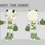 Daisy the sheep ref sheet