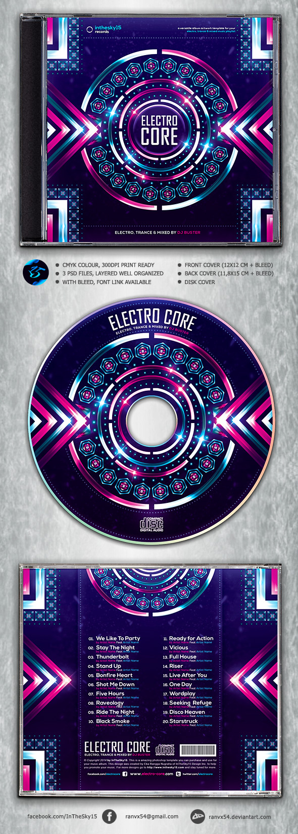 Electro Core CD Album Artwork