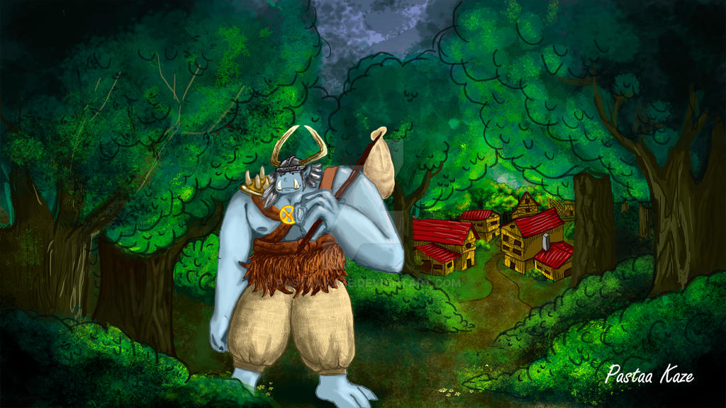 The Red Ogre Who Cried Full Story The red ogre that cried by PastaaKaze on DeviantArt