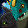 Toothless and Stormfly
