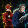 Flash and Captain Cold | Speedpaint| Troublemaker