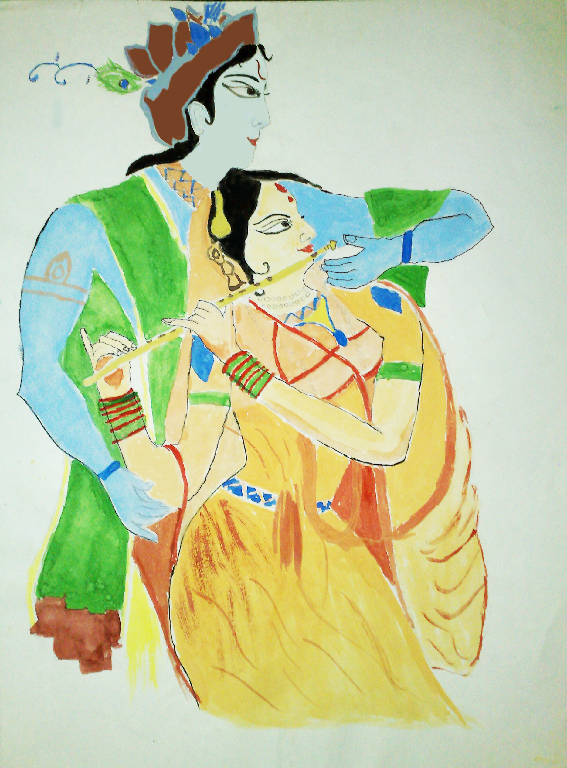 Lord krishna and radha