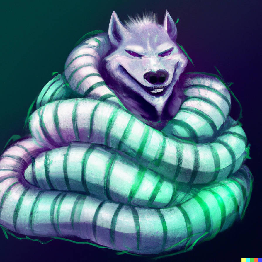 543 - Wolf and Snake by KasperZ3R0 on DeviantArt