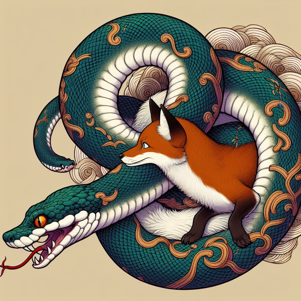 Python and Fox by KasperZ3R0 on DeviantArt
