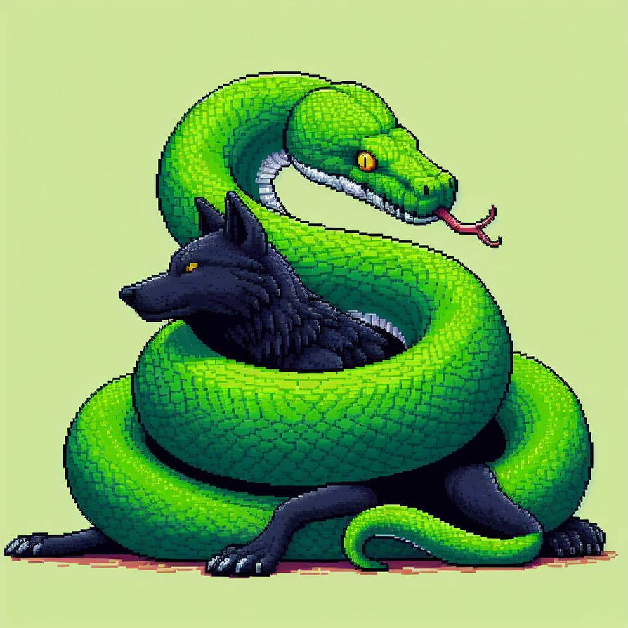 Green Tree Python by KasperZ3R0 on DeviantArt