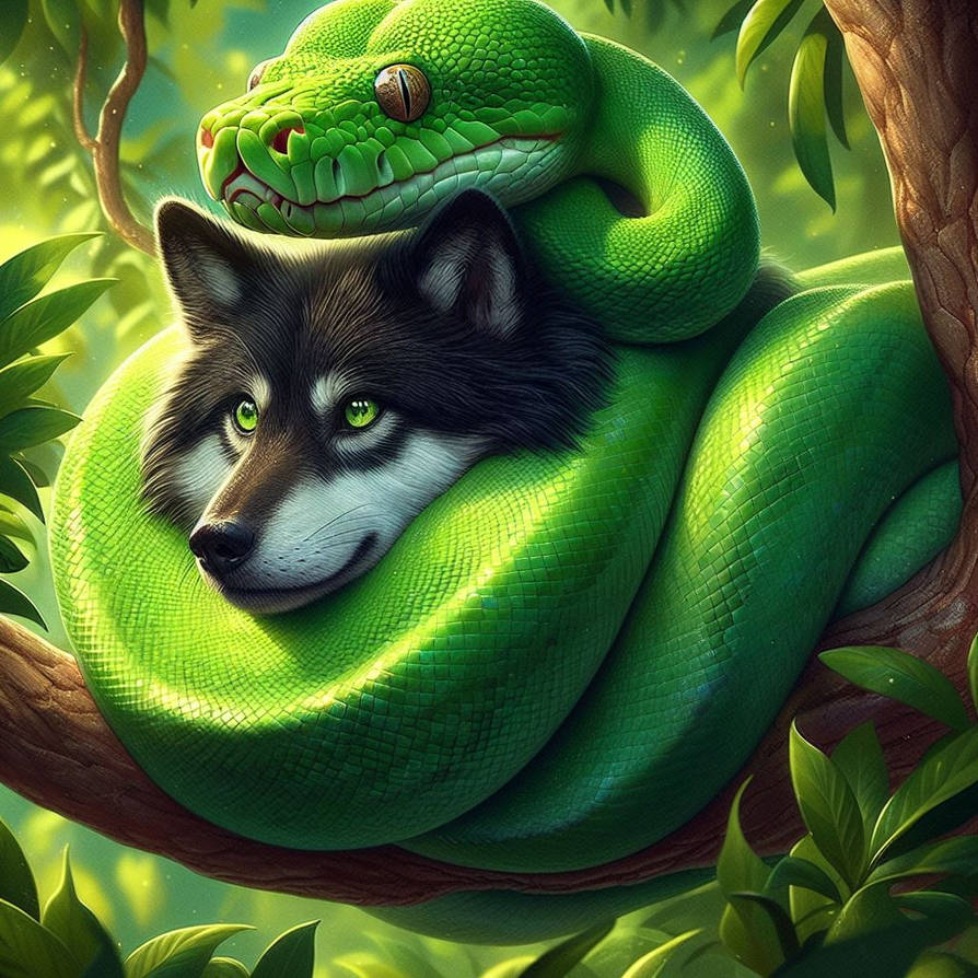 Green Tree Python by KasperZ3R0 on DeviantArt