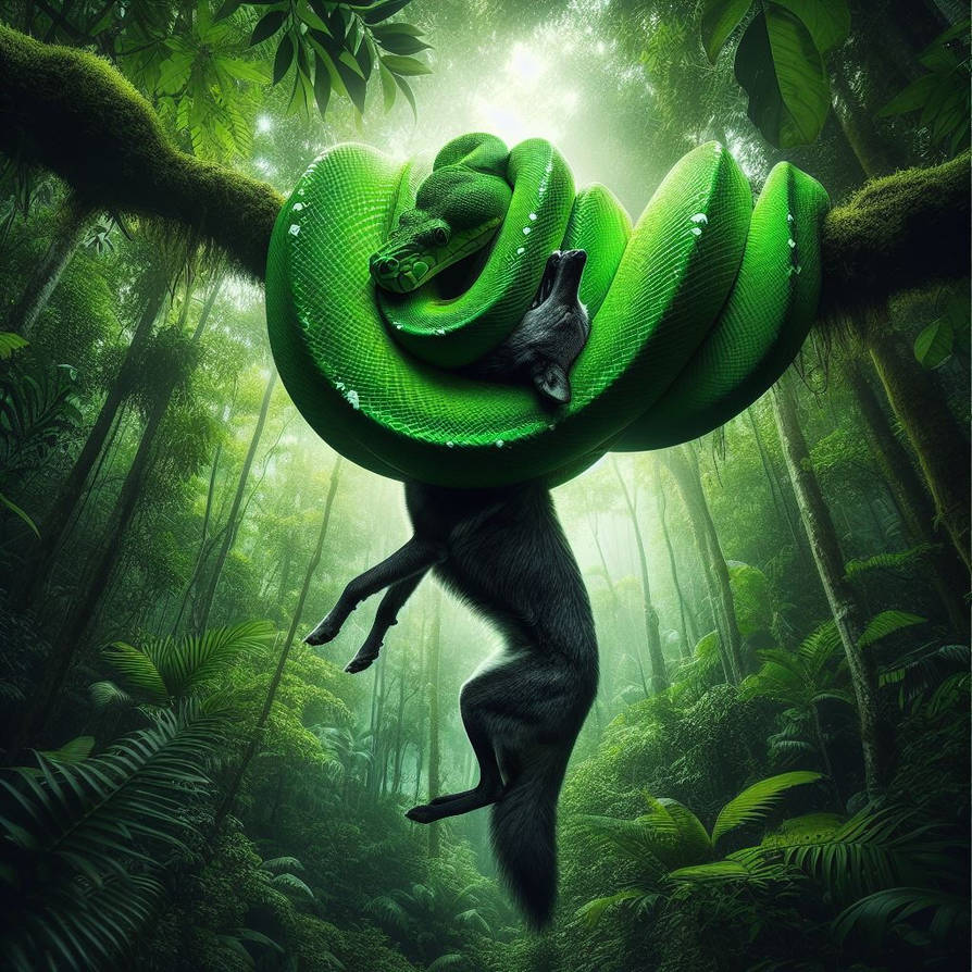 Green Tree Python Oc Green Tree Python by KasperZ3R0 on DeviantArt