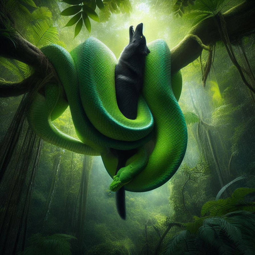 Green Tree Python by KasperZ3R0 on DeviantArt