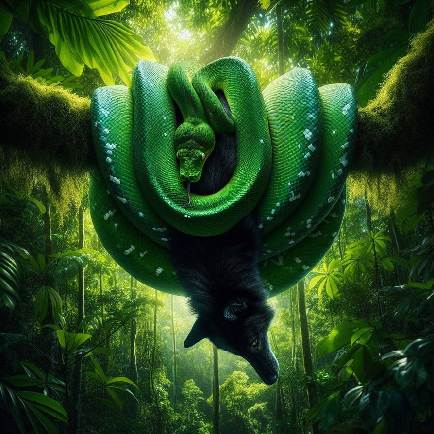 Green Tree Python by KasperZ3R0 on DeviantArt