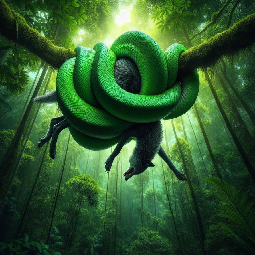 Python Devintart Green Tree Python by KasperZ3R0 on DeviantArt