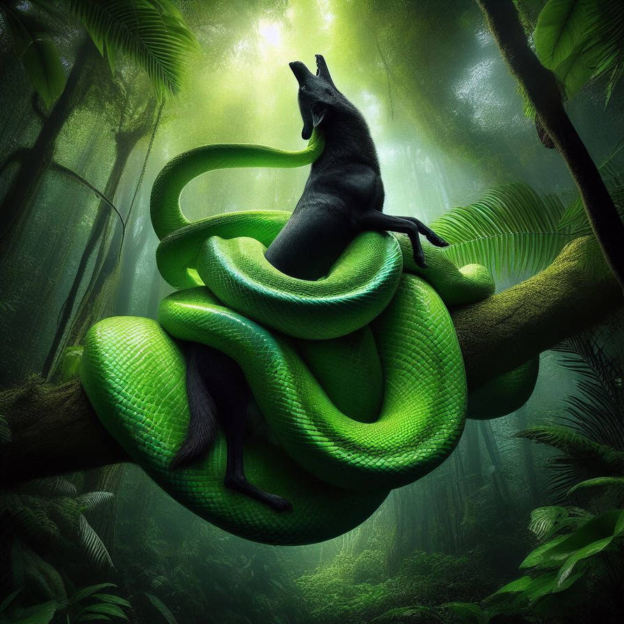 Green Tree Python by KasperZ3R0 on DeviantArt