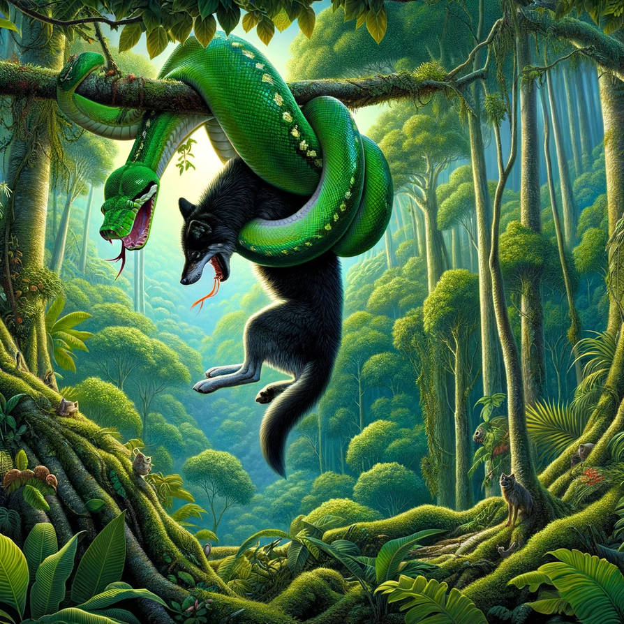Python Devintart Green Tree Python by KasperZ3R0 on DeviantArt