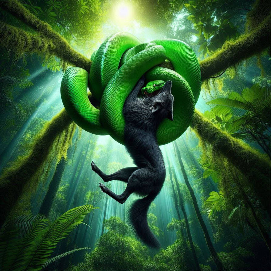 Green Tree Python by KasperZ3R0 on DeviantArt