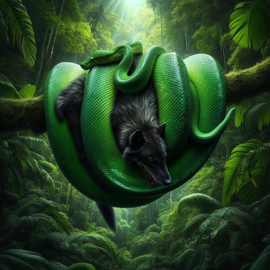 Green Tree Python by KasperZ3R0 on DeviantArt
