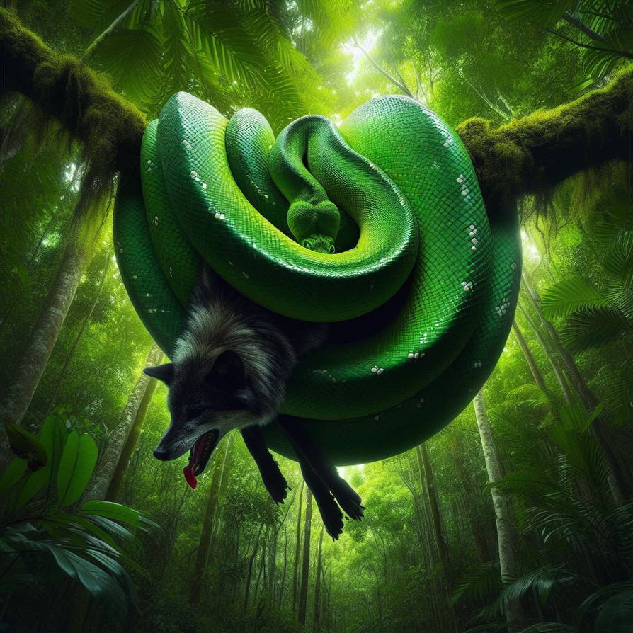 Green Tree Python by KasperZ3R0 on DeviantArt