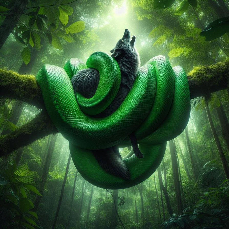 Green Tree Python by KasperZ3R0 on DeviantArt