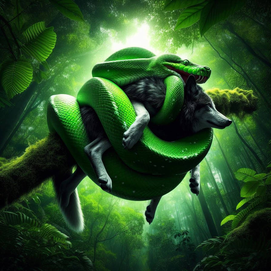 Green Tree Python by KasperZ3R0 on DeviantArt