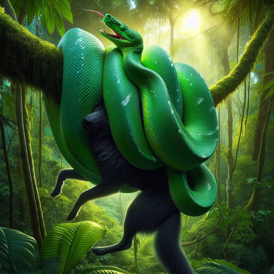 Green Tree Python by KasperZ3R0 on DeviantArt