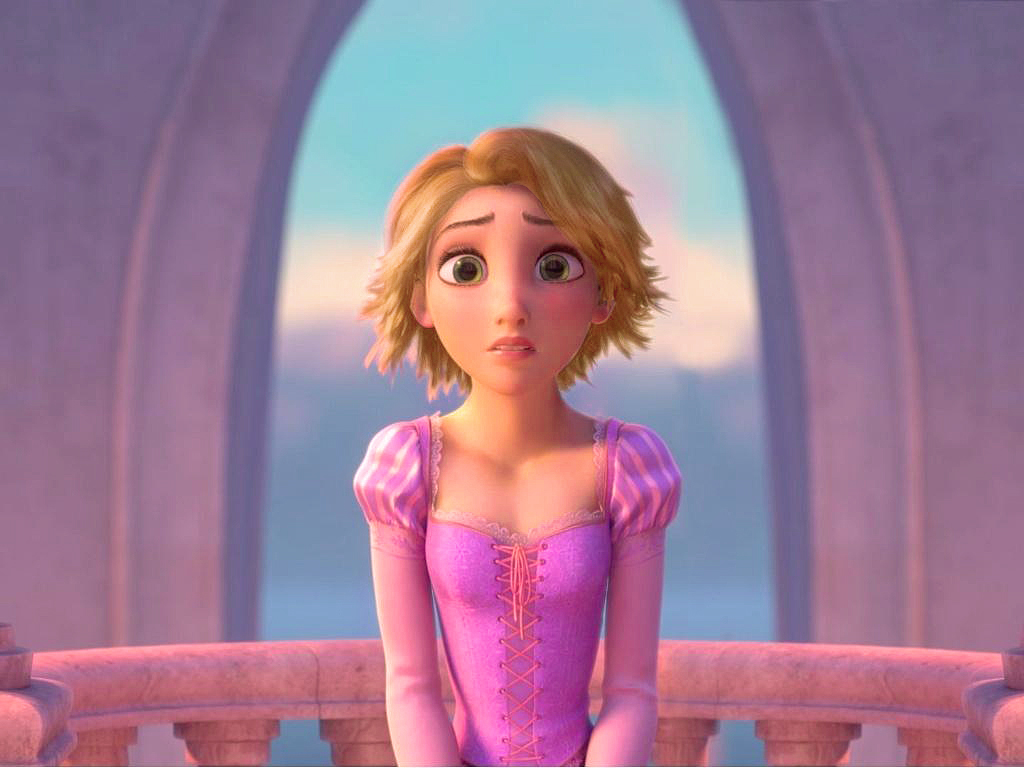 Rapunzel Short Blonde Hair