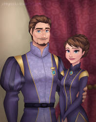 Royal Siblings Portrait