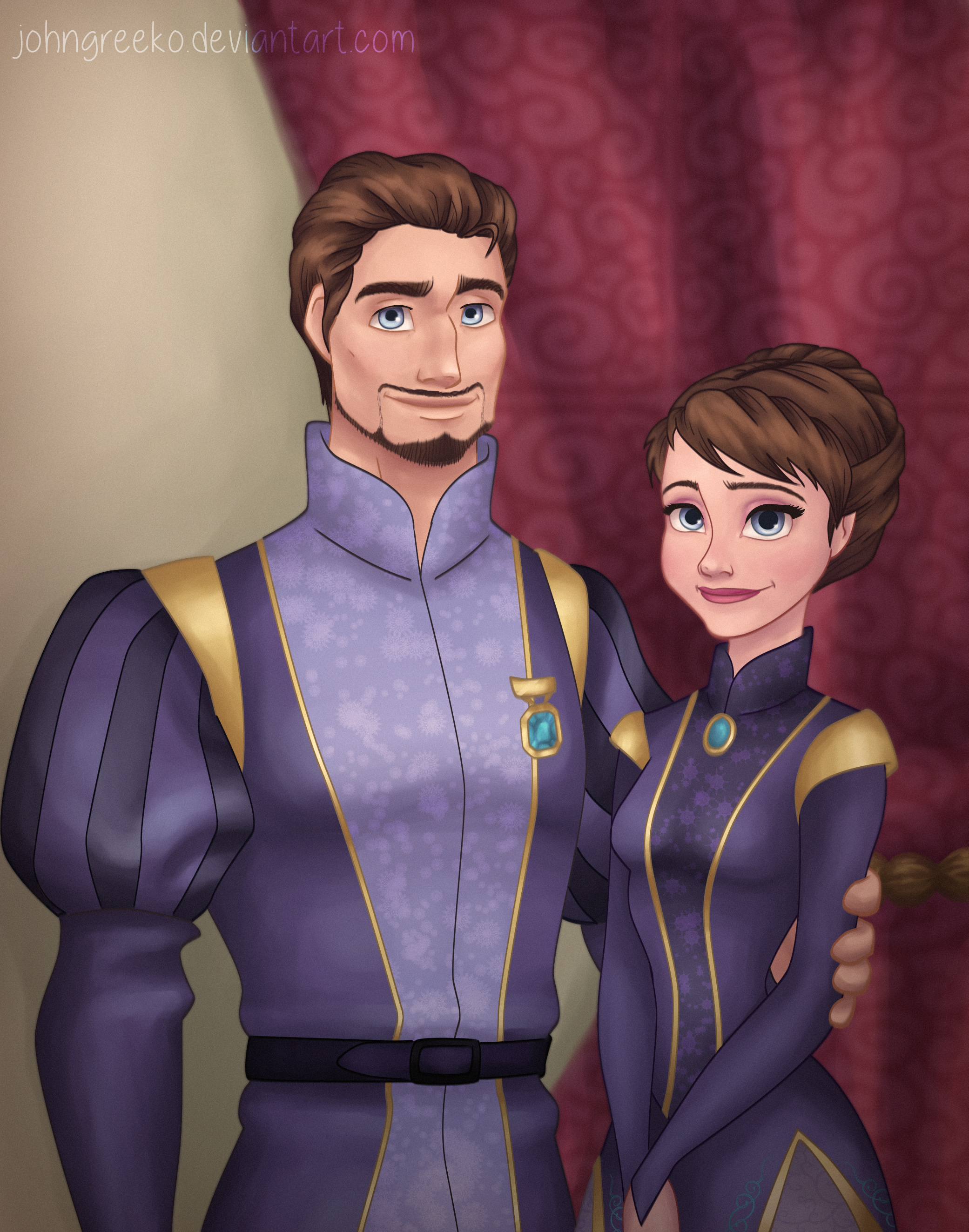 Royal Siblings Portrait