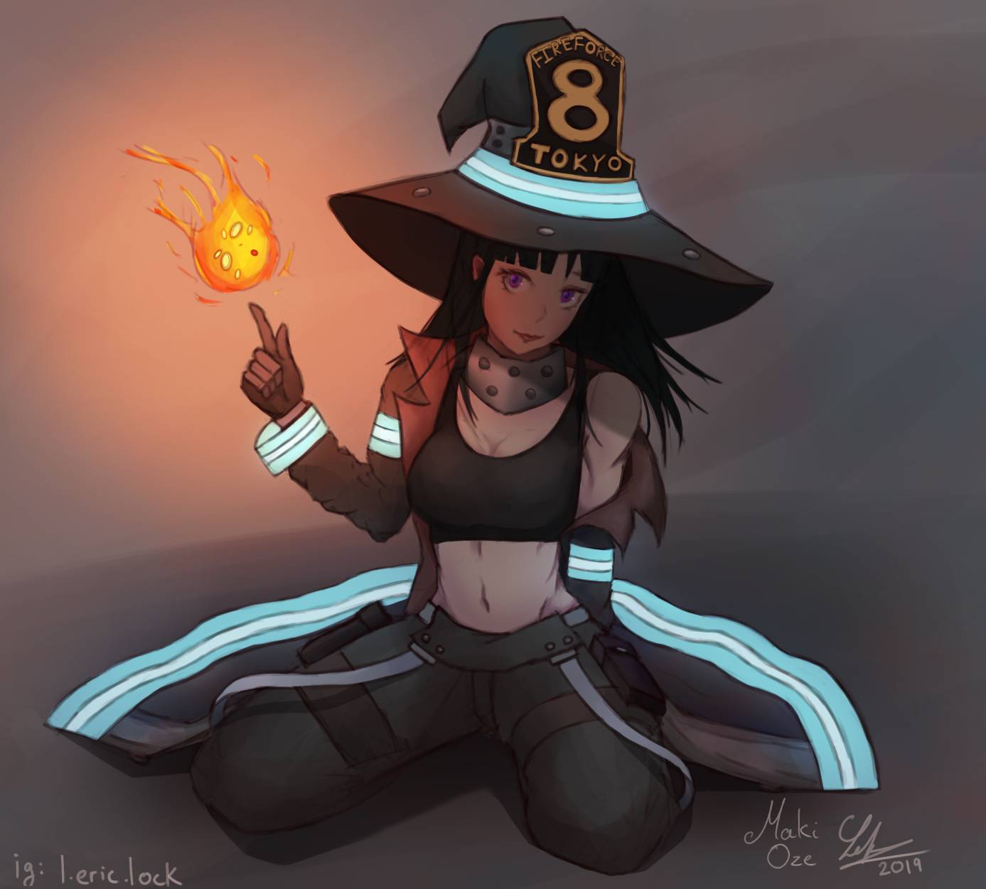 Maki Oze From Fireforce By Lericlock On DeviantArt maki-oze-from-fireforce-by-lericlock-on-deviantart