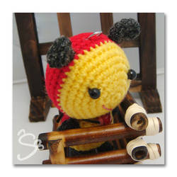 bossy amigurumi ladybug doll