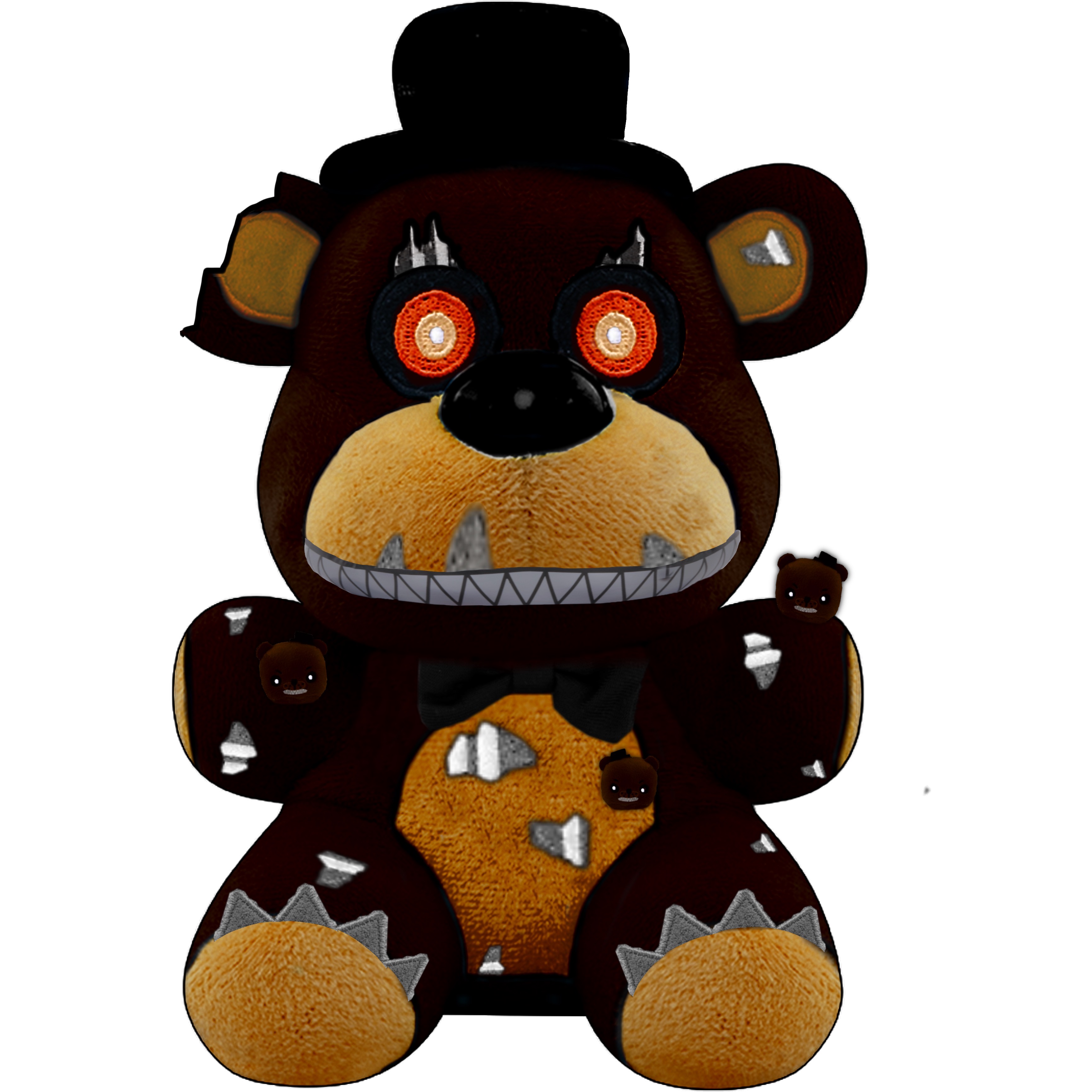 FNAF - Nightmare Plush by OneofakindStudioArt on DeviantArt