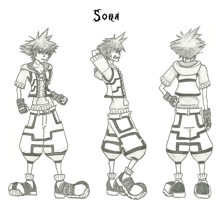 KH3 Concept Design--Sora by KingdomZelaybli on DeviantArt