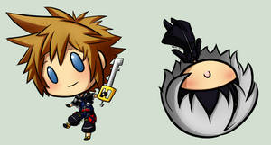 Sora and Riku