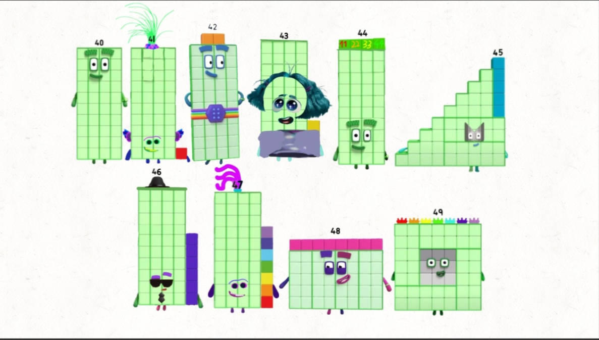 Numberblocks 40 49 Official By Julio11943 On DeviantArt numberblocks-40-49-official-by-julio11943-on-deviantart