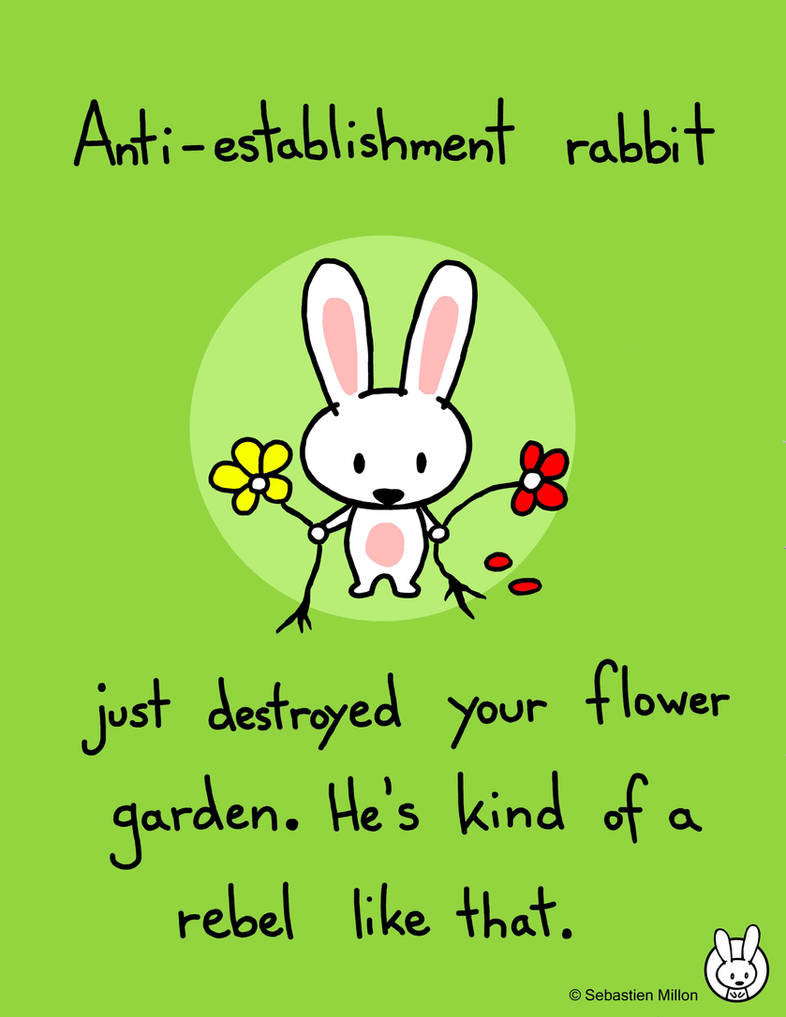 Resistmas Rabbit Rebel Rabbit by sebreg on DeviantArt