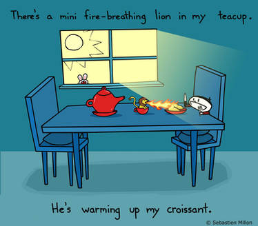 Mini Fire Breathing Lion