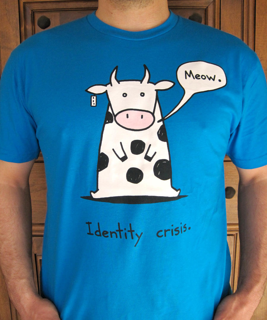 Identity Crisis Cow Tshirt
