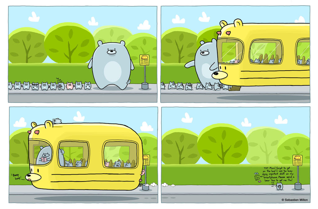 Bear Riding Bus The Bear Bus by sebreg on DeviantArt