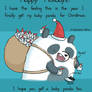 Happy Holidays Panda