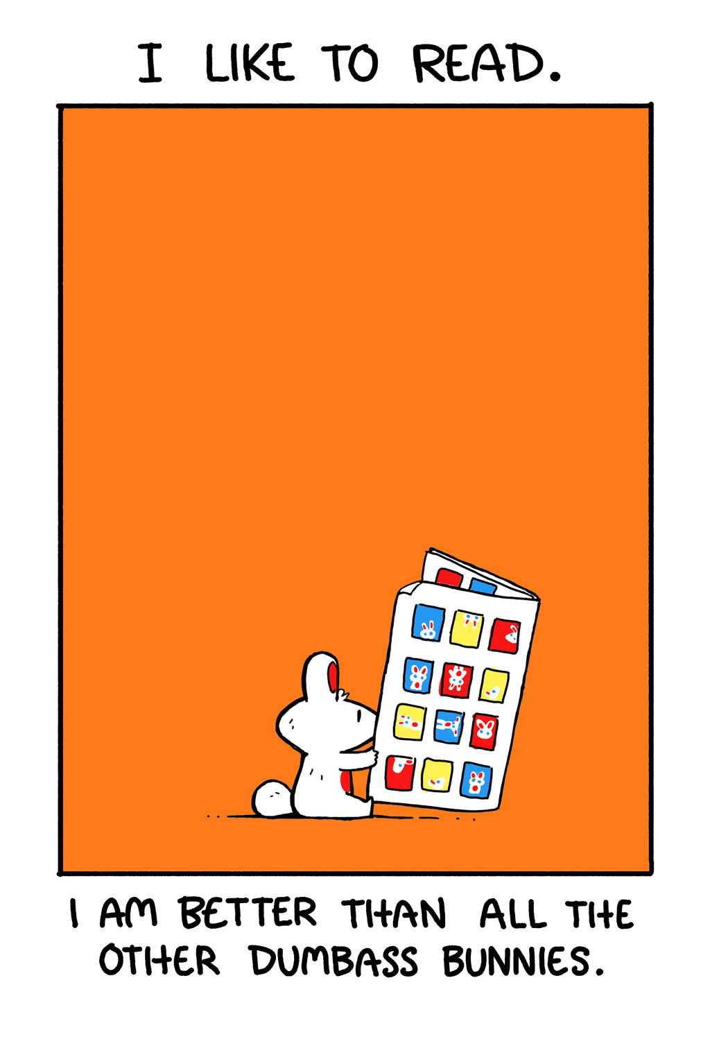 I Like To Read Bunny