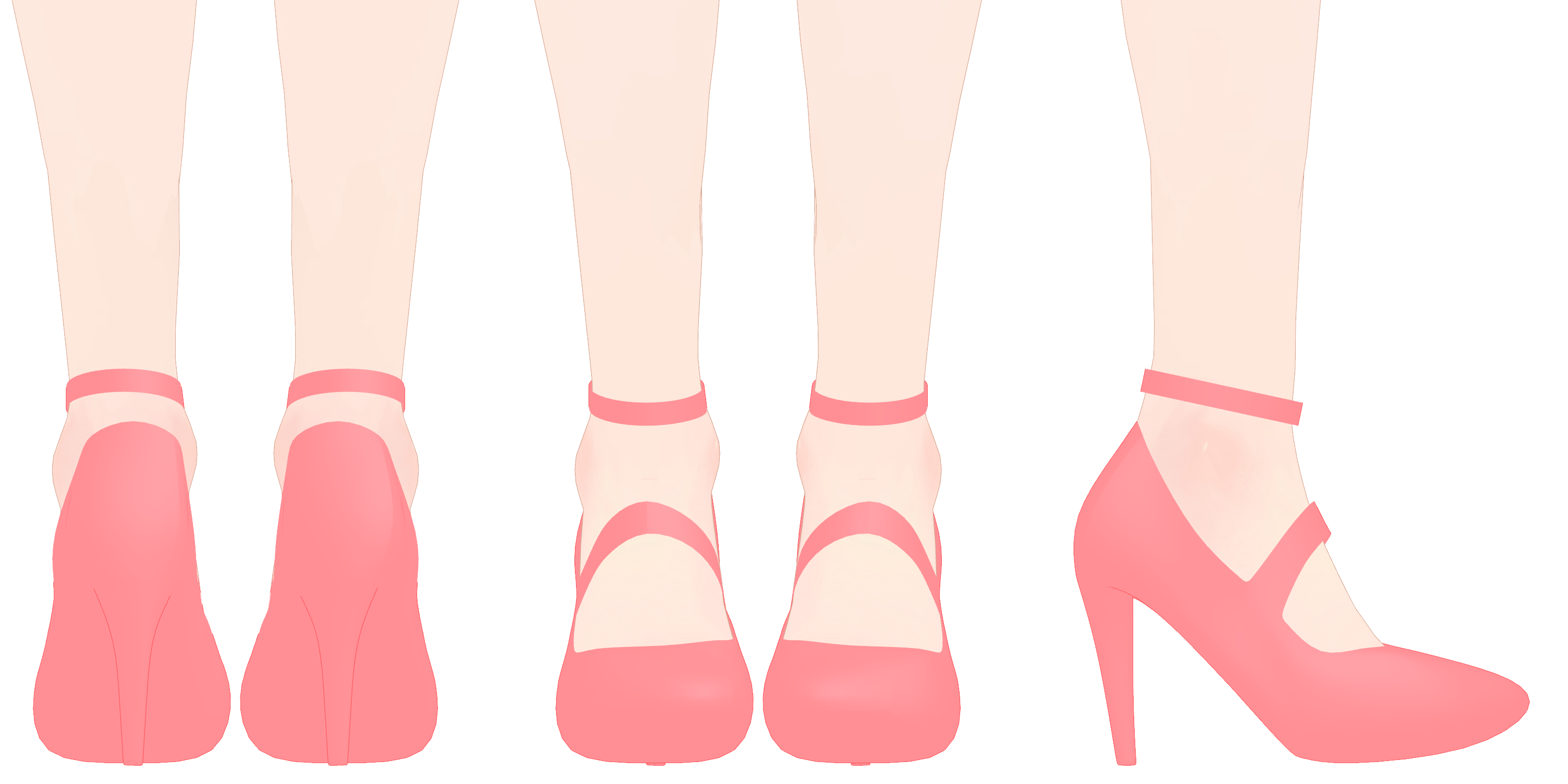 MMD - High Heeled Shoes