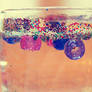 glitter in a glass