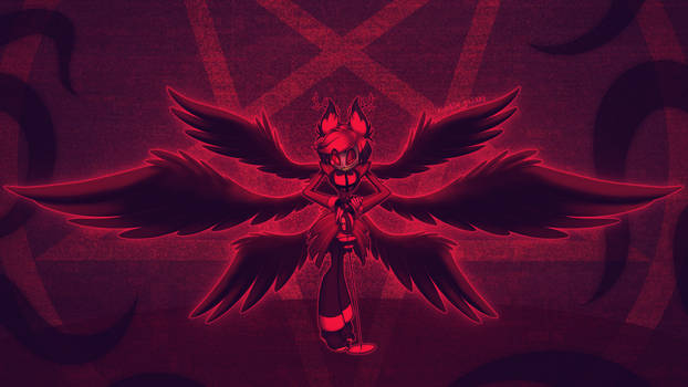 Archangel Alastor (8K Wallpaper) [Hazbin Hotel]