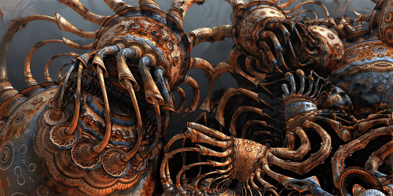 Octopi Garden by HalTenny