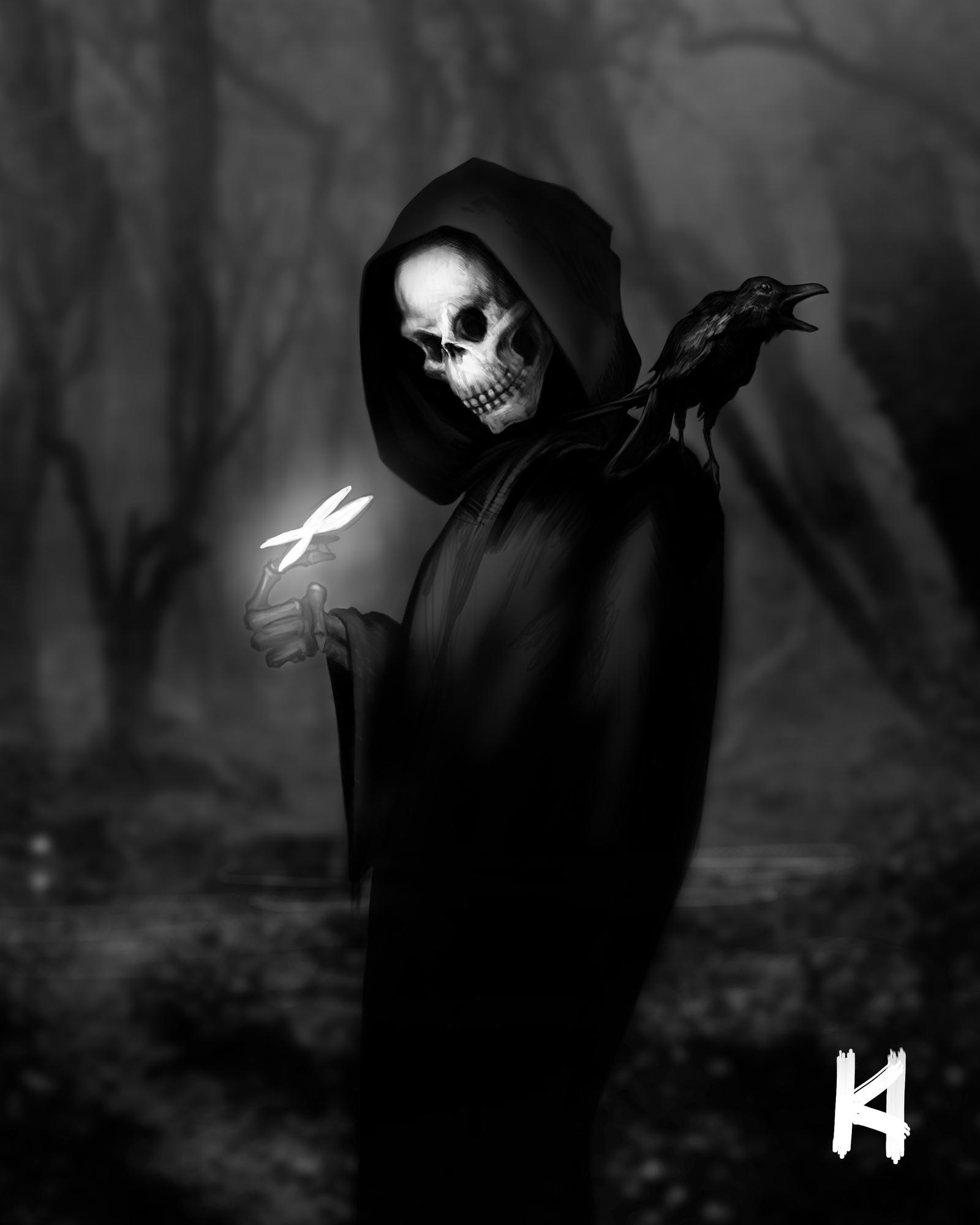 Death and Light by khamakerart on DeviantArt
