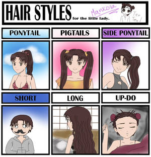 Hair style meme TenTen