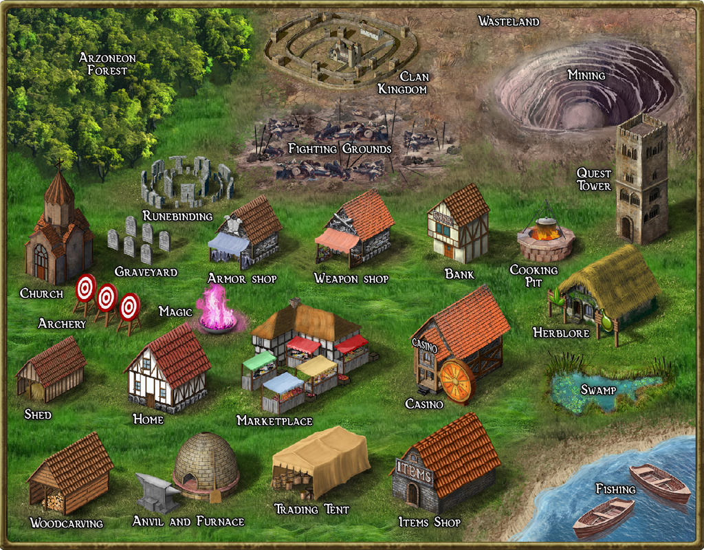 Mmorpg Map World Map for MMORPG by Artires on DeviantArt