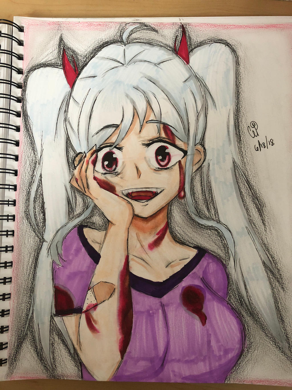 Psycho Anime Girl by AudreyLikesArt019 on DeviantArt