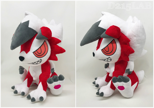 midnight Lycanroc plush