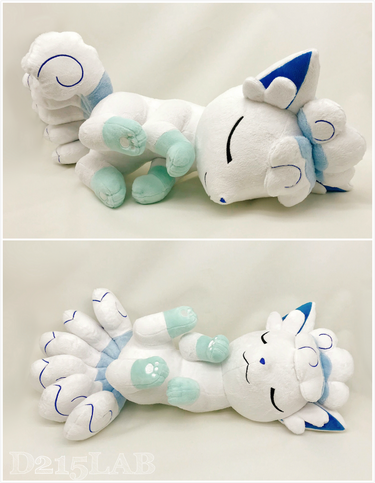 Sleeping vulpix best sale plush