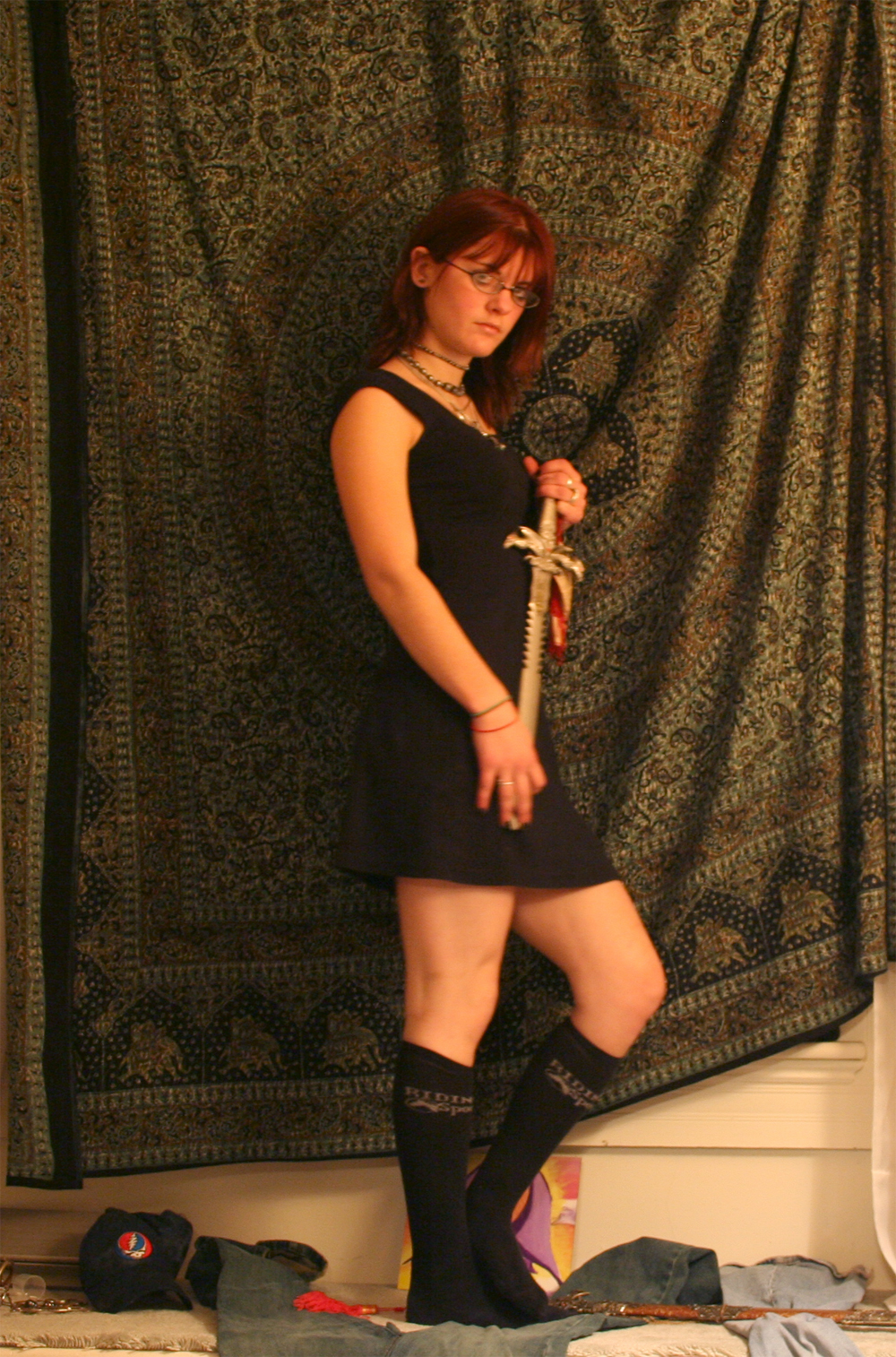 Black Dress with sword 2