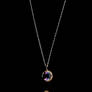 Purple Stone Pendent Necklace