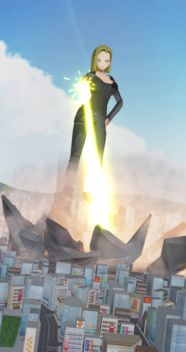 No.104 giantess android 18 by 5nbe on DeviantArt